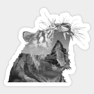 Mountain Tiger Sticker